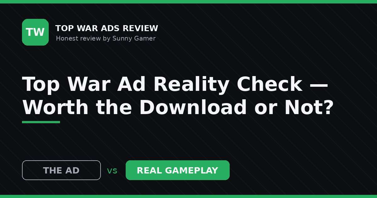 Top War Ad Reality Check — Worth the Download or Not?