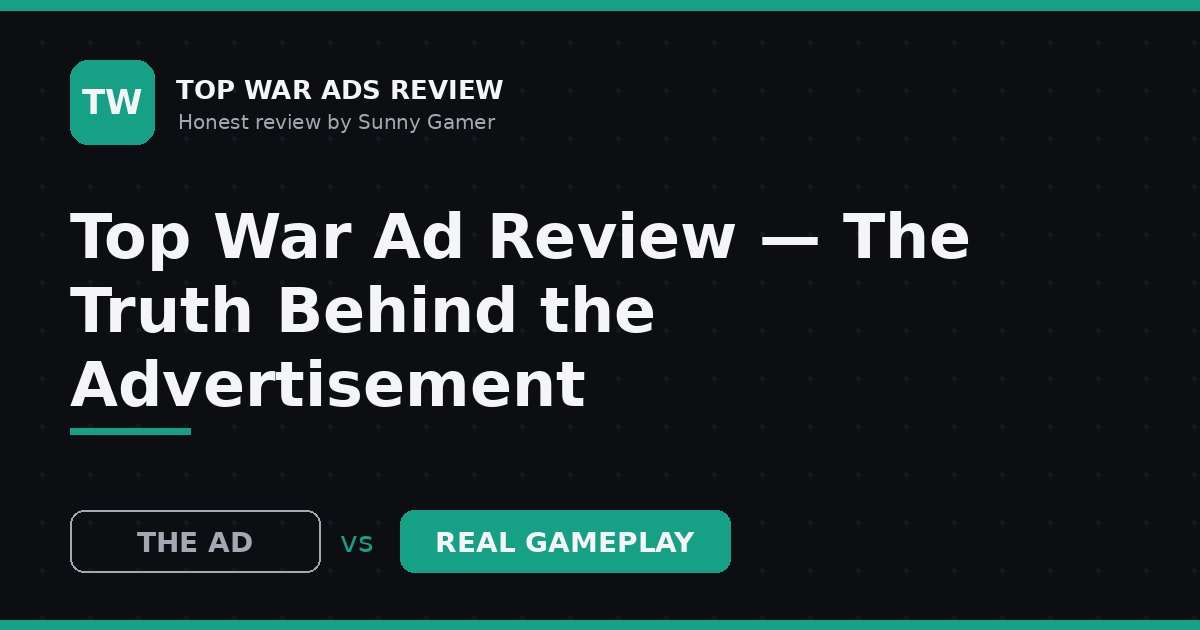 Top War Ad Review — The Truth Behind the Advertisement