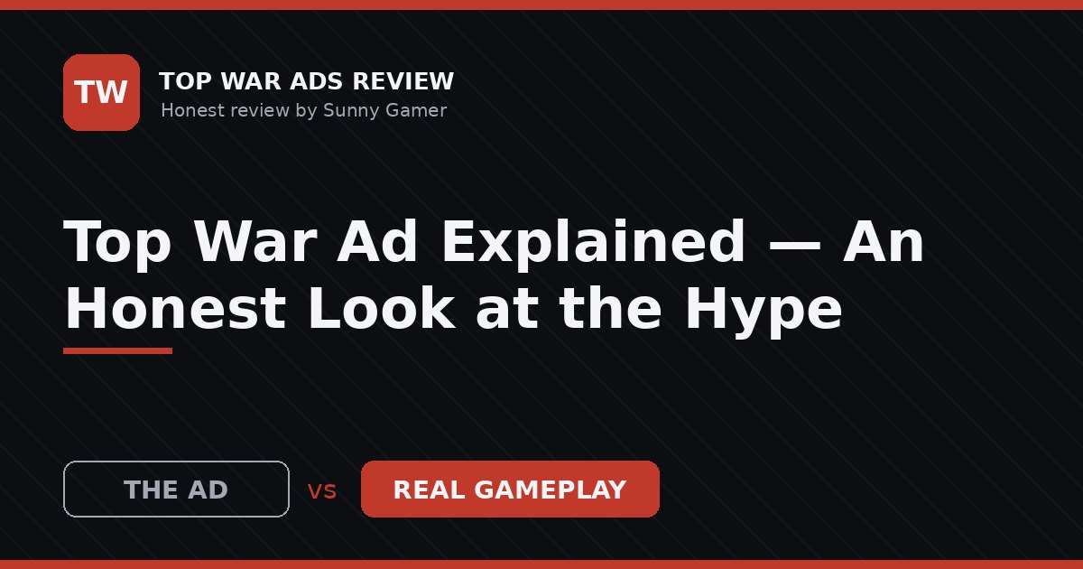Top War Ad Explained — An Honest Look at the Hype