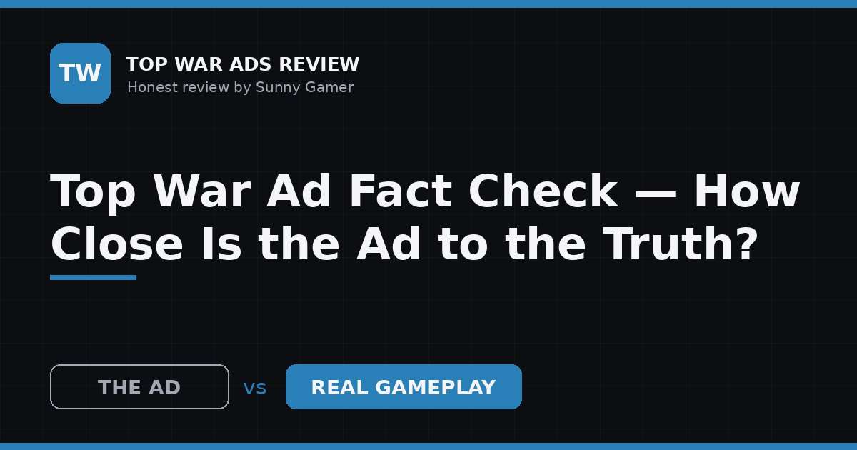 Top War Ad Fact Check — How Close Is the Ad to the Truth?