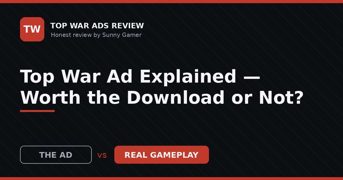 Top War Ad Explained — Worth the Download or Not?