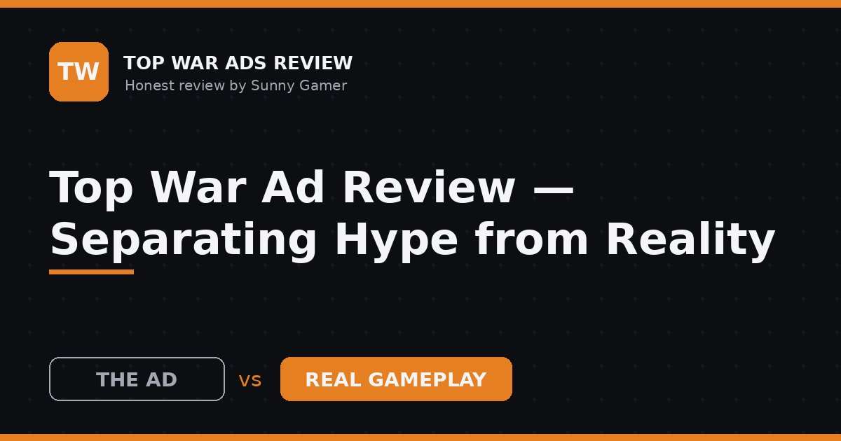 Top War Ad Review — Separating Hype from Reality