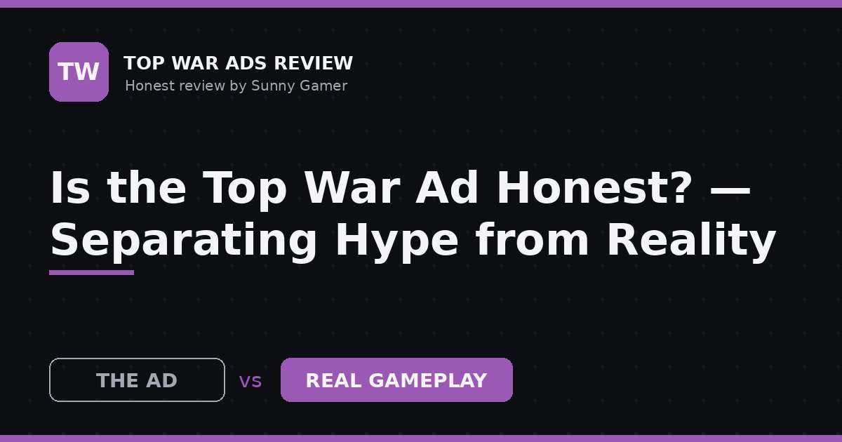 Is the Top War Ad Honest? — Separating Hype from Reality