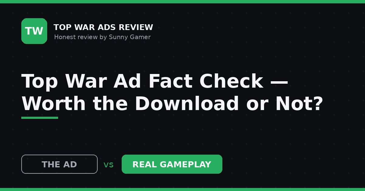 Top War Ad Fact Check — Worth the Download or Not?