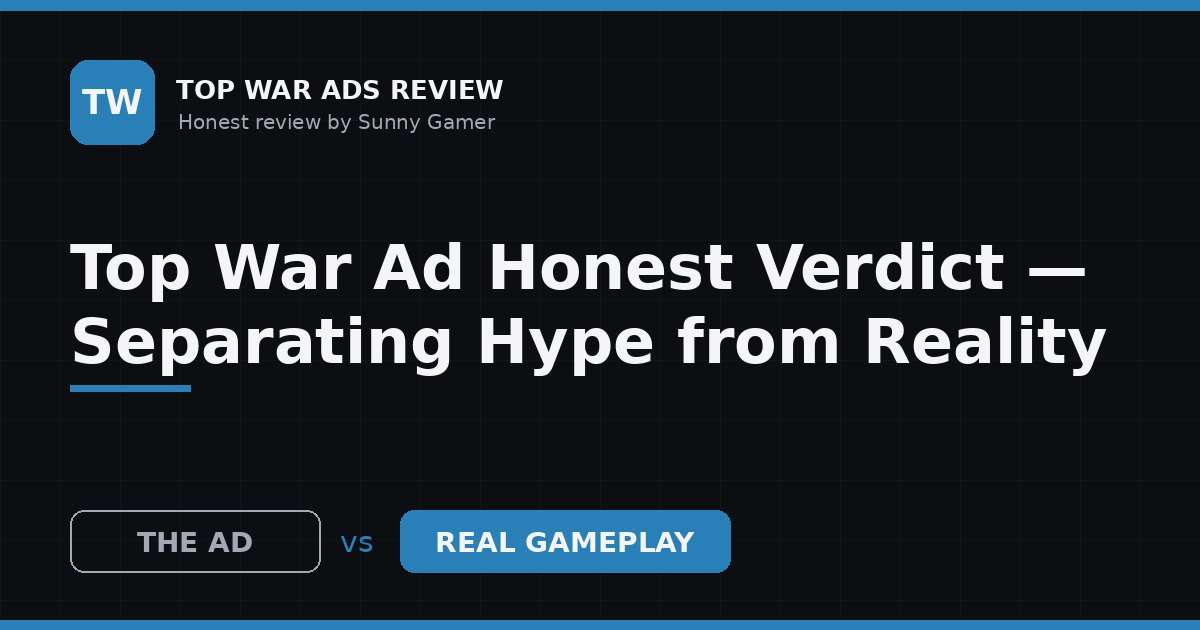 Top War Ad Honest Verdict — Separating Hype from Reality