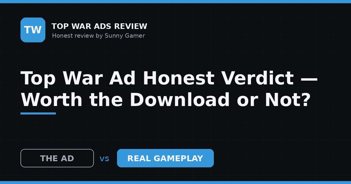 Top War Ad Honest Verdict — Worth the Download or Not?