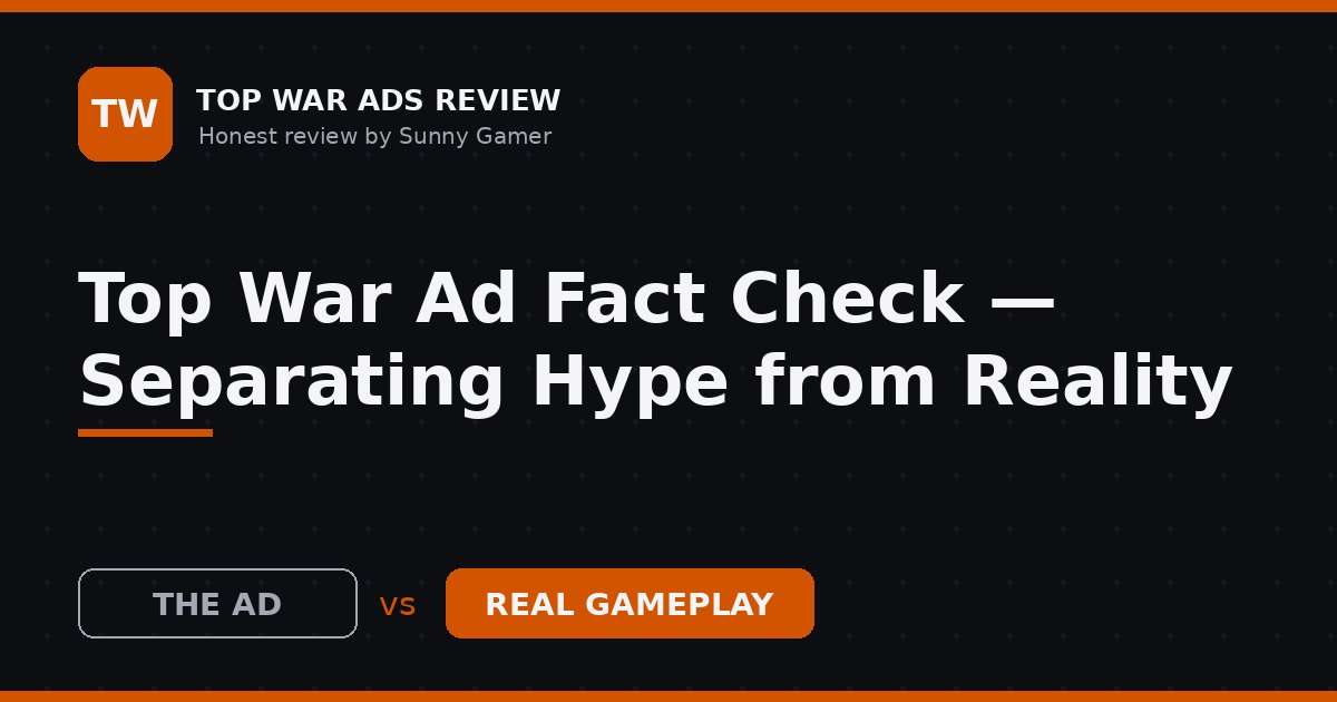 Top War Ad Fact Check — Separating Hype from Reality