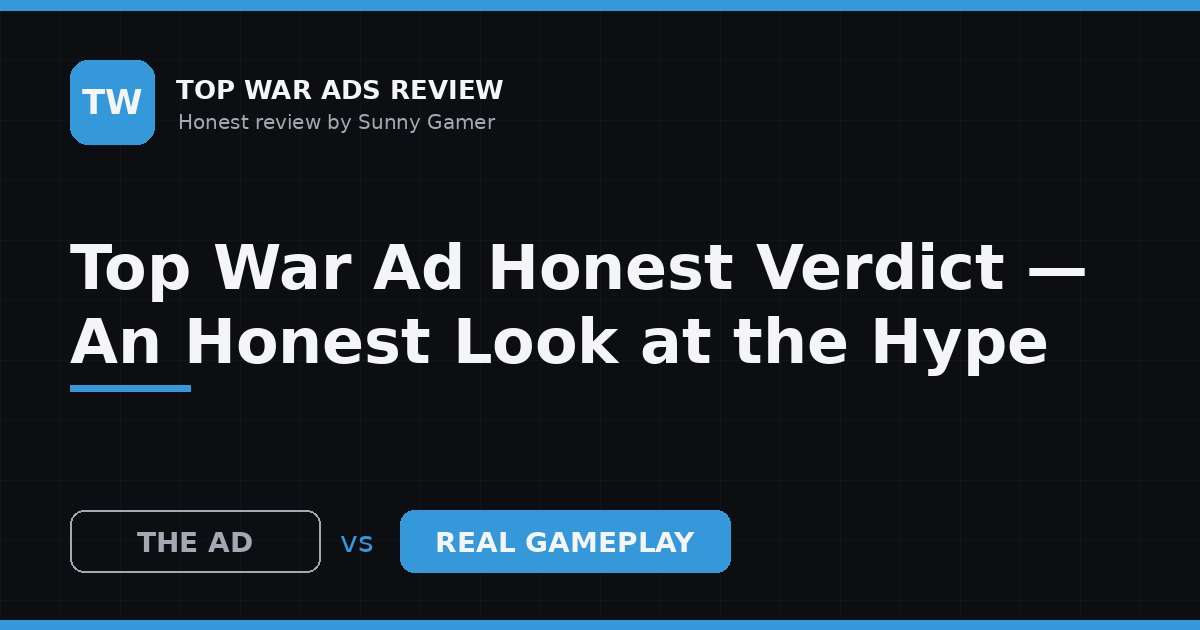 Top War Ad Honest Verdict — An Honest Look at the Hype
