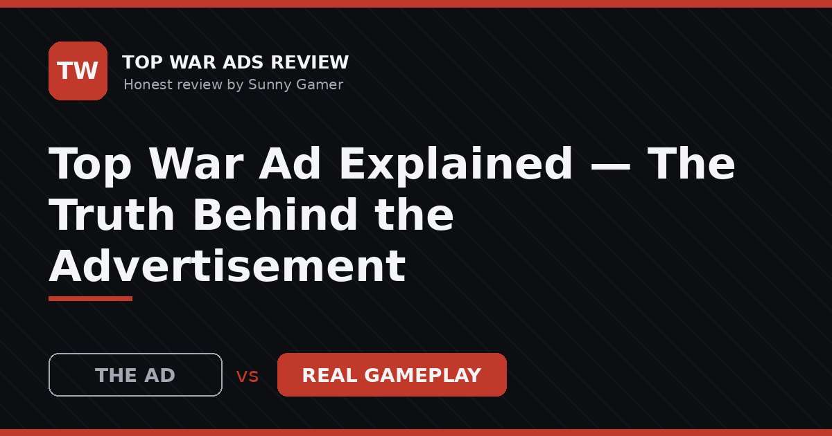 Top War Ad Explained — The Truth Behind the Advertisement